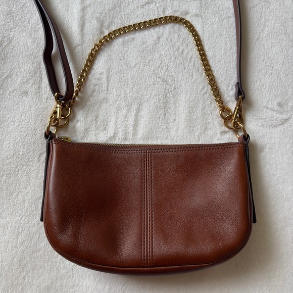 Like New Jolie Leather Small Crossbody Bag Brown - Picture 4 of 15